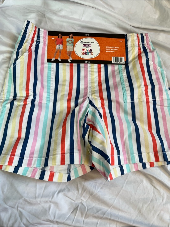 Member's Mark Other - NWOT Member's Mark Multicolor Striped Woven Shorts 2 pc